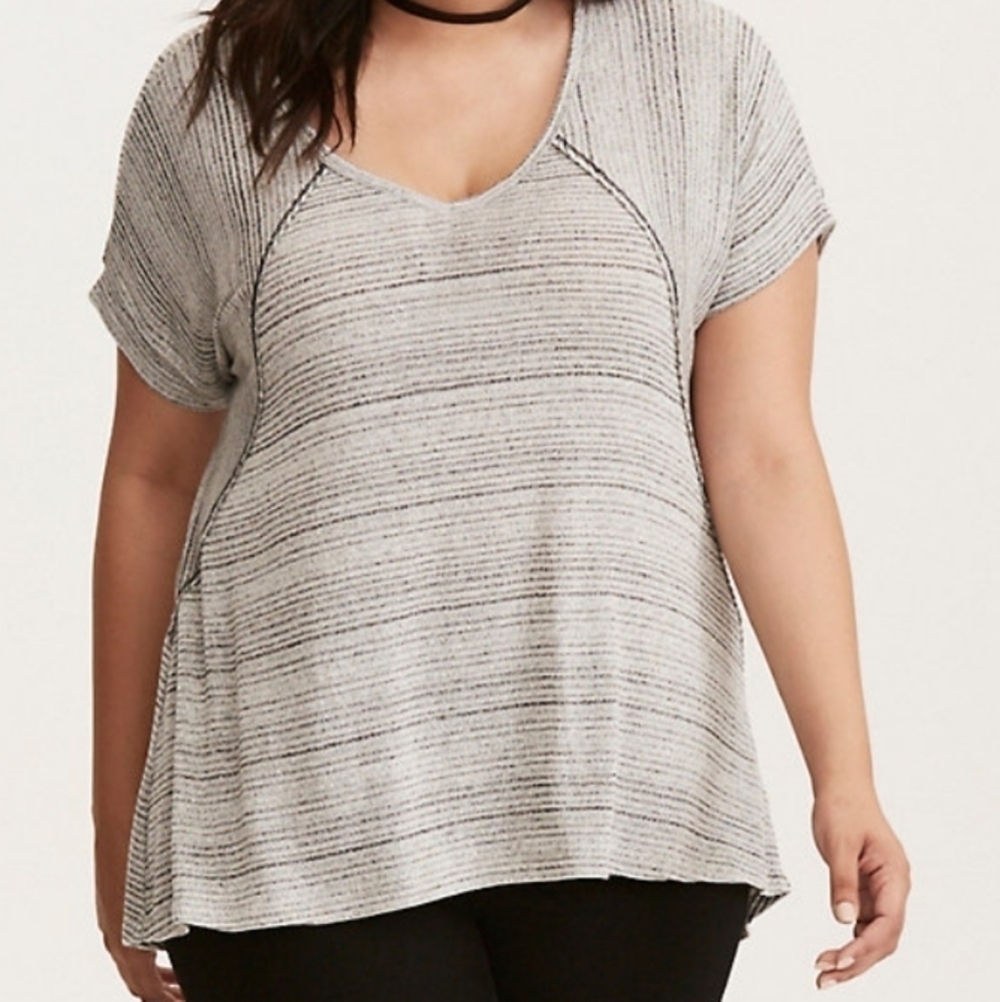 Torrid Hacci Knit Dolman Sleeve Tee